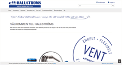 Desktop Screenshot of hallstroms.se