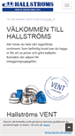 Mobile Screenshot of hallstroms.se